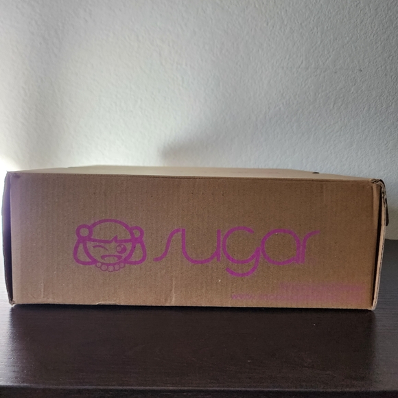 Sugar White Ankle Heeled Boots Size 8M - Picture 15 of 15